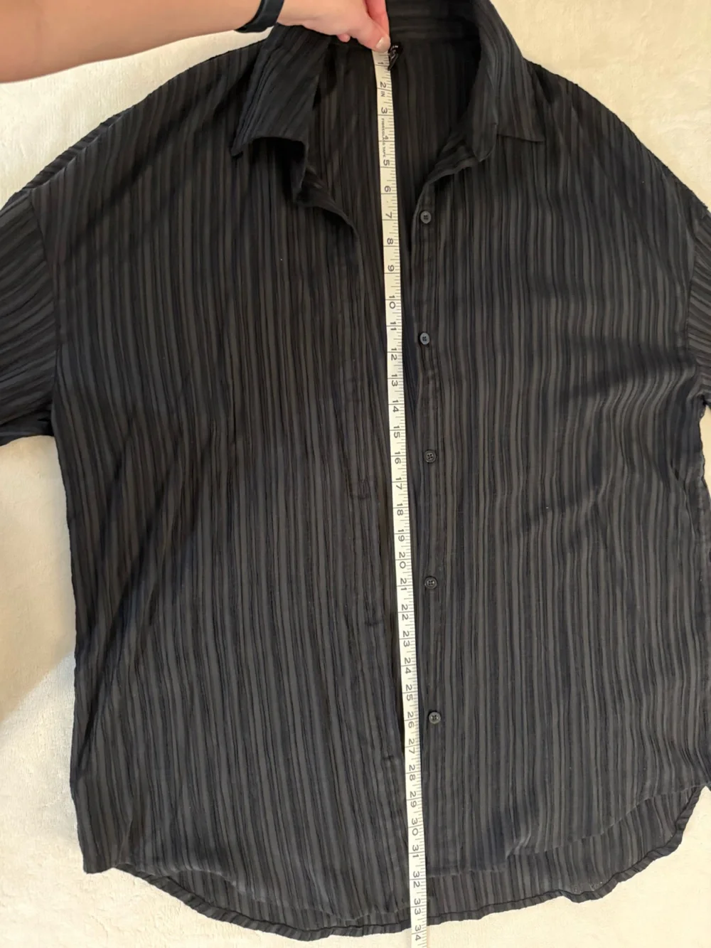 ❤️SHEIN | Textured Button-Down Shirt